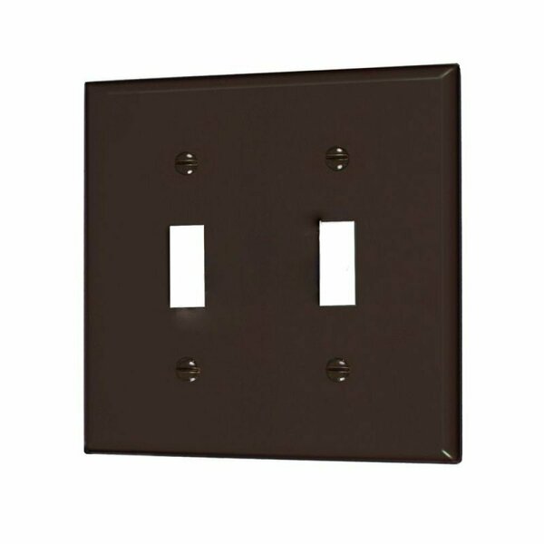 American Imaginations Rectangle Coffee Electrical Switch Plate Plastic AI-37061